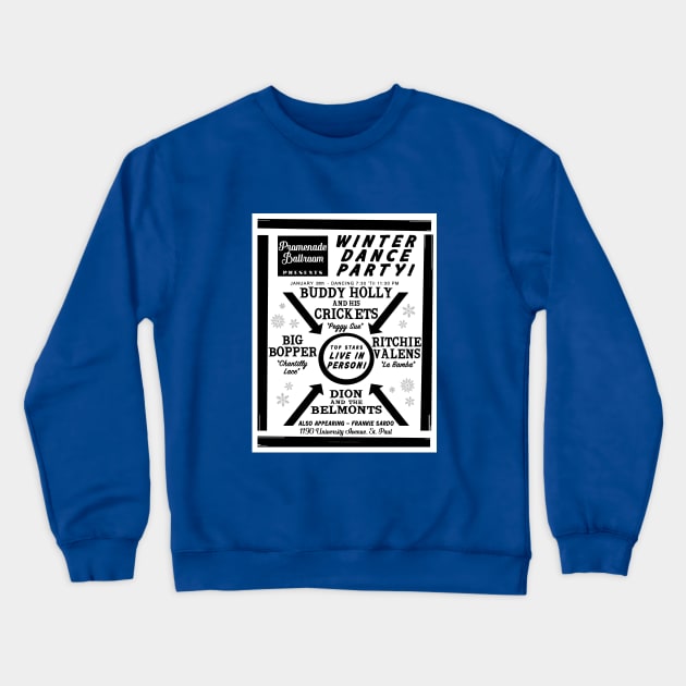 Buddy Holly St. Paul Crewneck Sweatshirt by Vandalay Industries